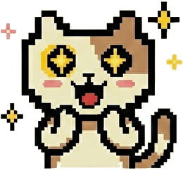 わくわくする猫