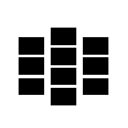 Column-staggered icon